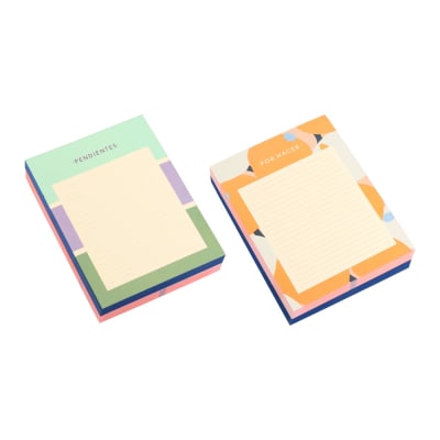 Set 2 Tacos de Papel 100 hojas 7,5x10 cm cada uno