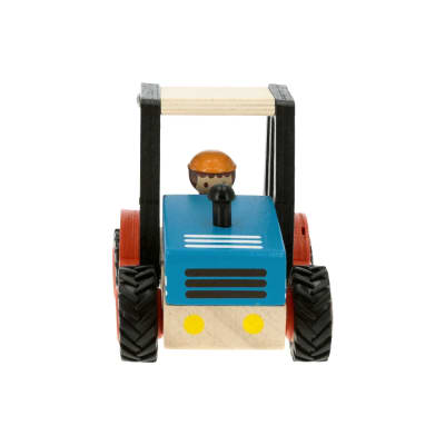 Transporte Madera Tractor y  Personaje