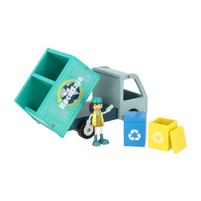 SET CAMIÓN RECICLAJE 25X13X14 CM