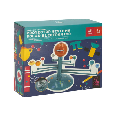 Modelo Sistema Solar turquesa (requiere pilas)