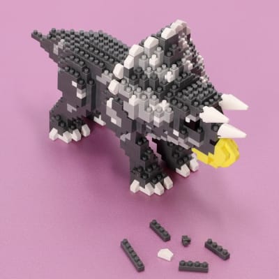 Mini bloques nivel 3 -Triceratops