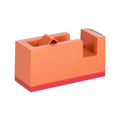 DISPENSADOR CINTA ADHESIVA NARANJO