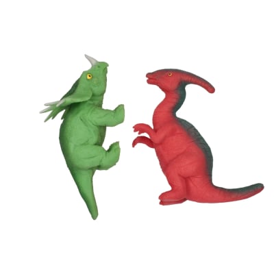 SET DINO APRETABLE DINO VERDE Y ROJO