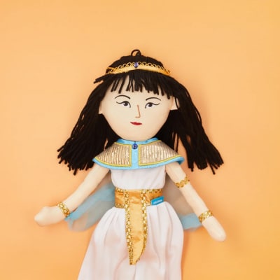 MUÑECA MUJERES DE LA HISTORIA CLEOPATRA 20X8X50 CM