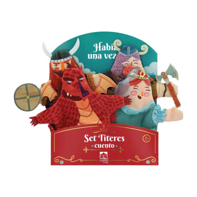 SET 4 TÍTERE PERSONAJE CUENTO