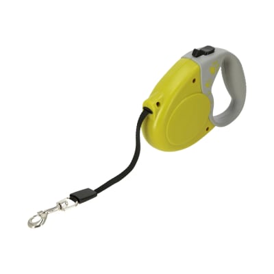 Correa Retráctil para Mascotas amarilla