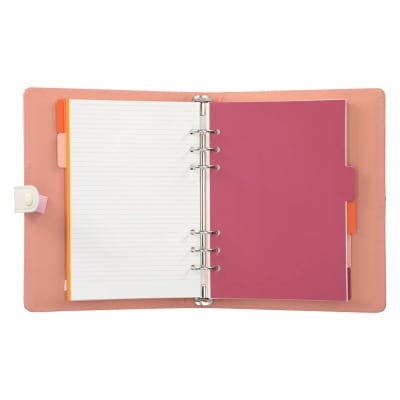 Archivador planificador A5 con tapa dura Naranjo