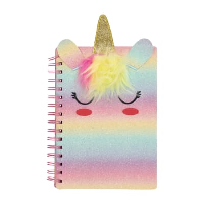 Cuaderno con glitter A5 17x2x26 cm Unicornio