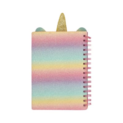 Cuaderno con glitter A5 17x2x26 cm Unicornio