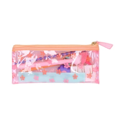 Set de estuche con lápices y accesorios conejo