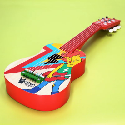 GUITARRA MADERA 6 CUERDAS LEON