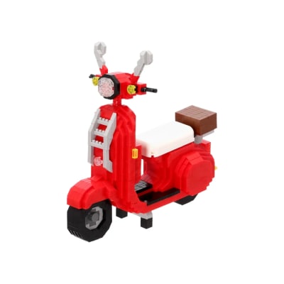 MINIBLOQ VESPA ROJA 1000 PCS