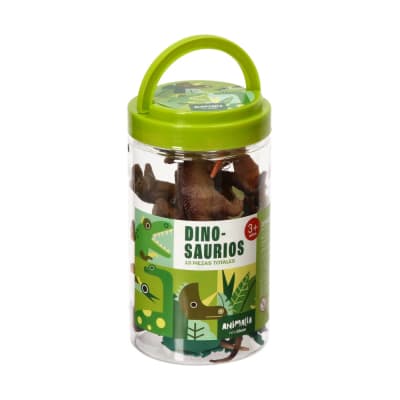 BALDE ANIMALES S 8PCS DINOSAURIOS (VERDE)