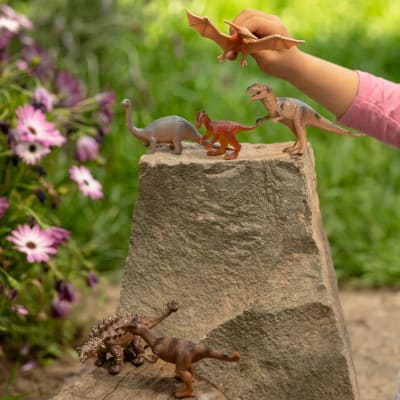 BALDE ANIMALES S 8PCS DINOSAURIOS (VERDE)