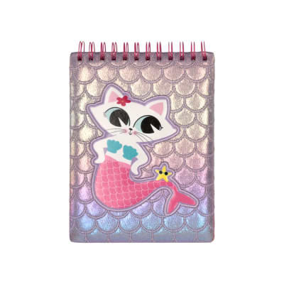 CROQUERA FANTASIA 16X21 GATO SIRENA