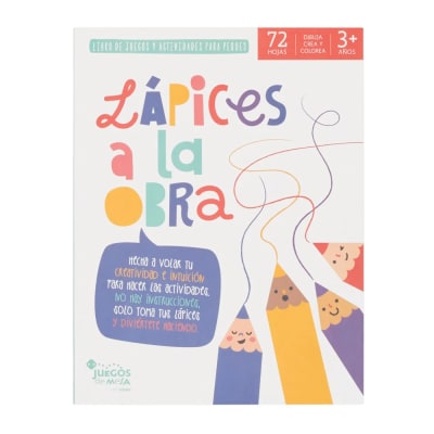 Libro de juegos y actividades para niños - Lápices a la obra