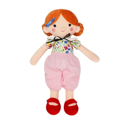 MUÑECA FANTASIA S PELO NARANJO