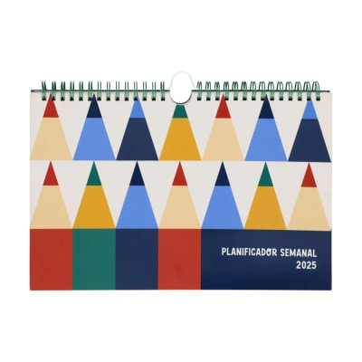 Planificador semanal para escolar lapices