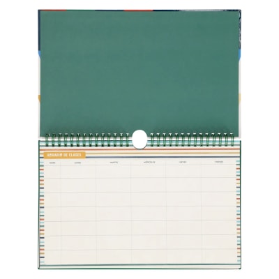 Planificador semanal para escolar lapices