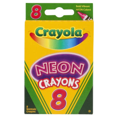 CRAYONES CRAYOLA NEON 8