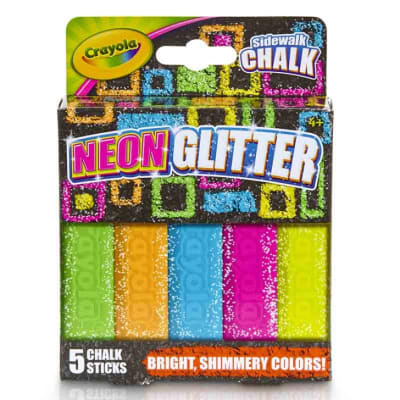 TIZA NEON BRILLANTE PISO CRAYOLA
