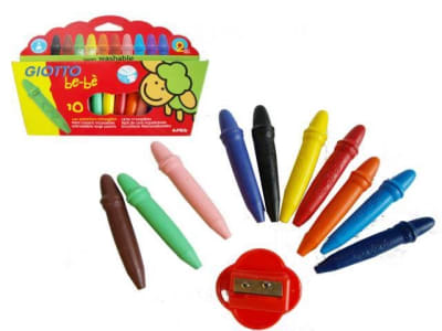CRAYON GIOTTO CERA BEBE 10 C