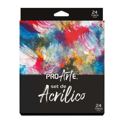 ACRILICOS PROARTE 24 TUBOS/COL.12 ML