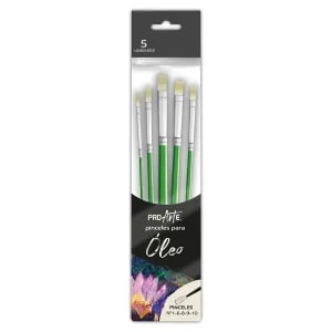 PINCELES PROARTE OLEO 5 UNI.DISTINTAS
