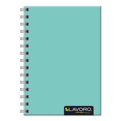 CUAD. POCKET 100 HOJAS DOBLE ESPIRAL 80 GR. COLORES PASTEL LAVORO