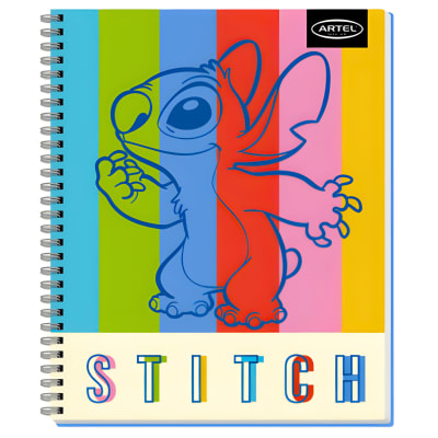 CUAD. UNIV 100H 7MM STITCH COLORES