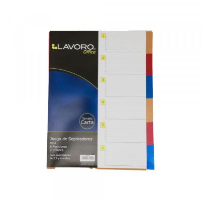 SEPARADOR CTA. VINIL 6 POSIC. LAVORO