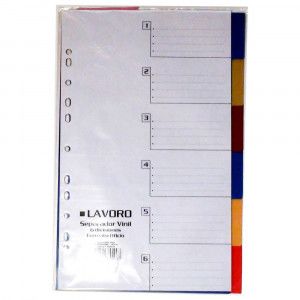 SEPARADOR OF. VINIL 6 POSIC. LAVORO