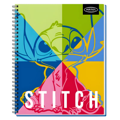 CUAD. UNIV 100H 7MM STITCH COLORES