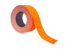ETIQ. NEON NARANJO SATO 500 UN. PQTE 10 ROLLOS FULTONS
