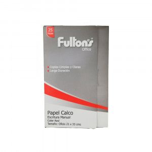 PAPEL CALCO OF. AZUL 25 HJS. PARA LAPIZ FULTONS
