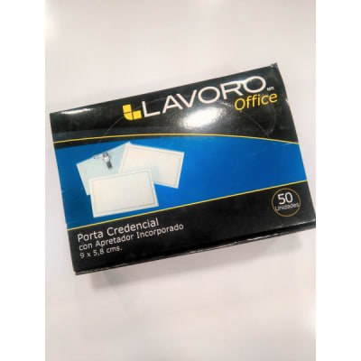 PORTA CREDENCIAL CHICA C/GANCHO 50 UN. LAVORO