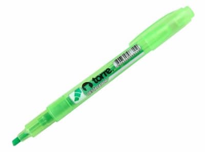 DESTACADOR PTA BISELADA T/LÁPIZ VERDE TORRE