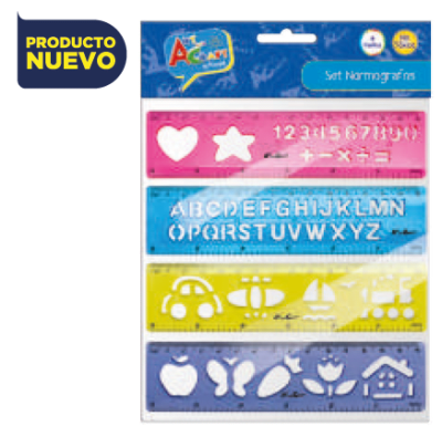 SET 4 REGLAS 15 CMS DISEÑOS