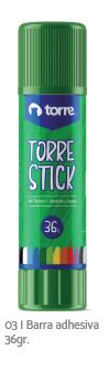 BARRA ADHESIVA 36GR. TORRE