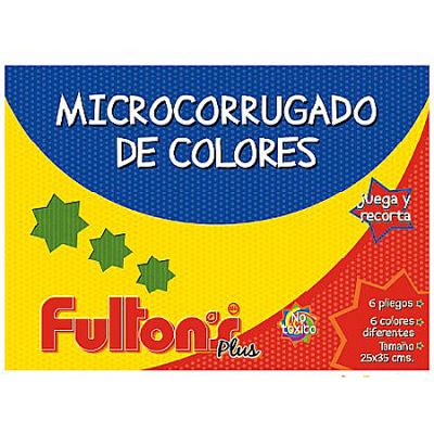 ESTUCHE CARTON MICROCORRUGAD 6 PLIEGOS FULTONS