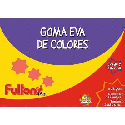 CARPETA C/PAPEL GOMA EVA 6 HJS. FULTONS