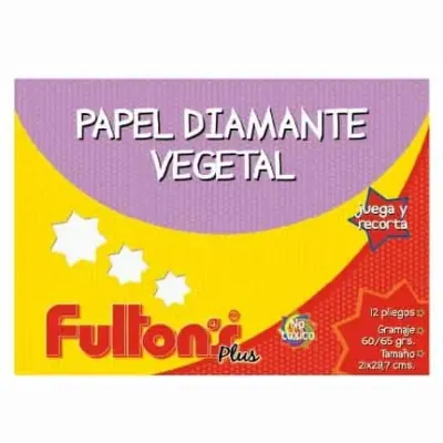 CARPETA C/PAPEL VEGETAL 21X29.7 CM. 90/95 GR. 12 HJS. FULTONS