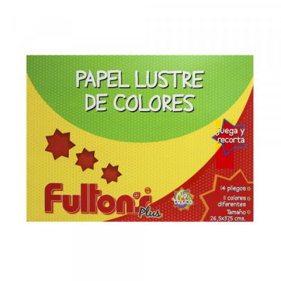 CARPETA C/PAPEL PAPEL LUSTRE 14 HJS. FULTONS