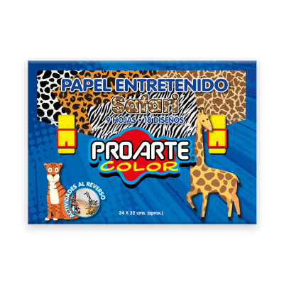 EST.PAPEL ENTRETENIDO SAFARI 9HJS 18 DISE.32x24