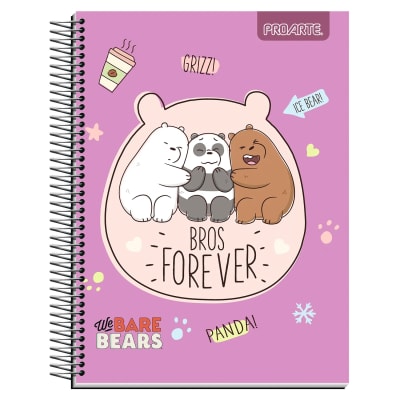 CUAD.PROARTE WE BARE BEARS 4TA 150 HJ 7MM