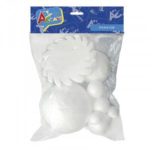 PELOTA DE PLUMAVIT SIST. SOLAR 10 UN. ART & CRAF