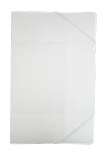 CARPETA PORTADOCUMENTOS C/ELASTICO TRANSPARENTE OF. LAVORO