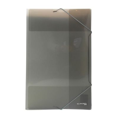 CARPETA PORTADOCUMENTOS C/ELASTICO HUMO OF. LAVORO
