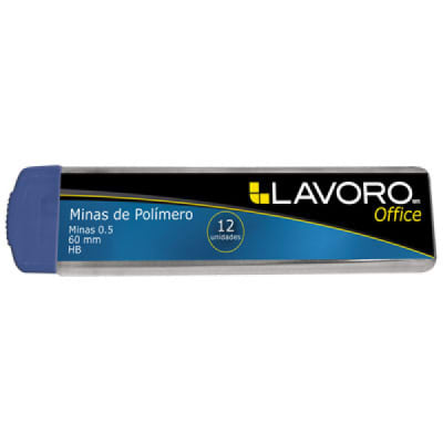 MINAS POLIMERO 0.5 MM. 12 UN. LAVORO