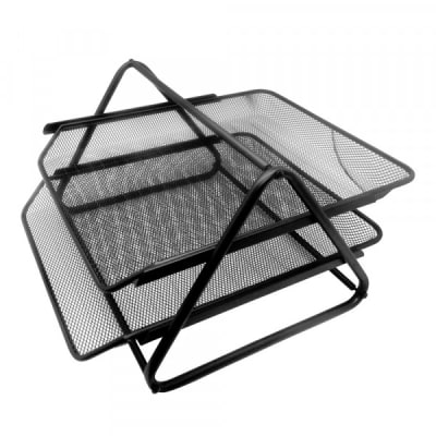 BANDEJA PORTA DOC. DOBLE MALLA METAL LAVORO